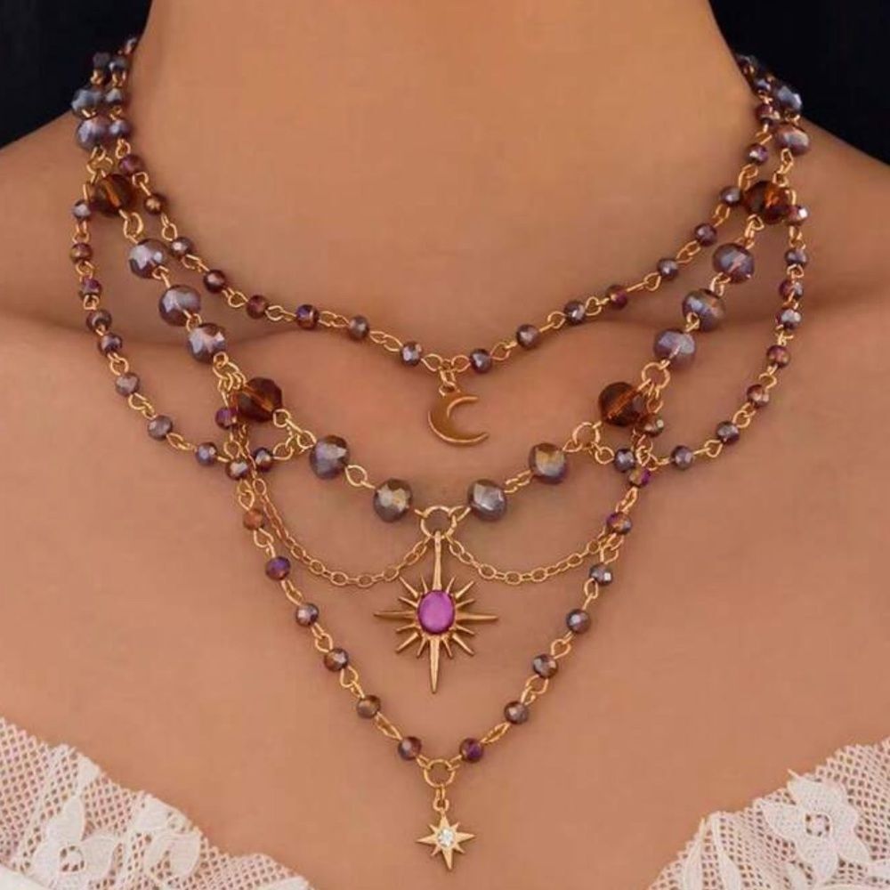 Boho Layered Necklace M1386